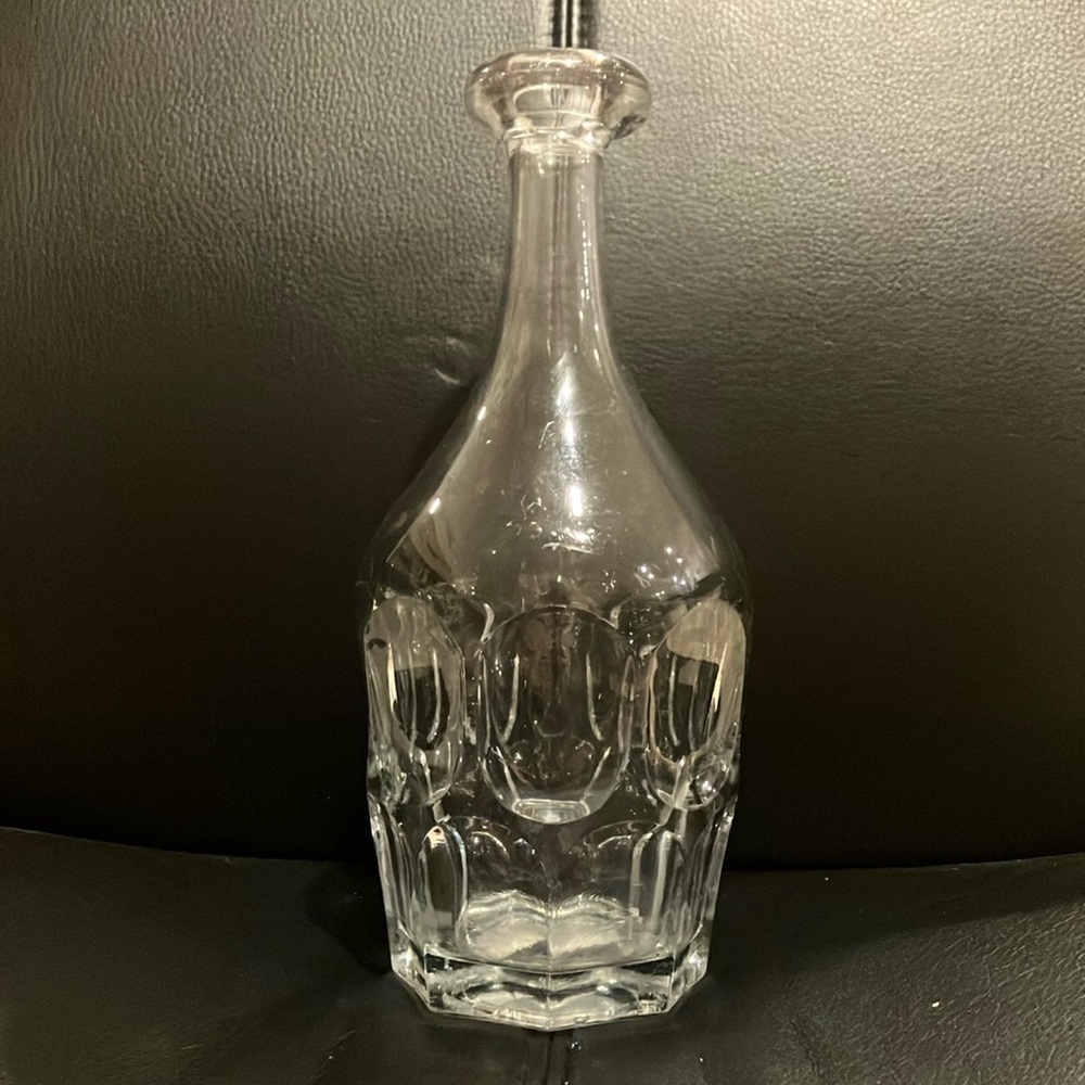 1800s Victorian Clear Glass Vase